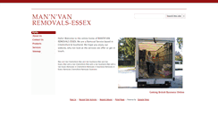 Desktop Screenshot of mannvanremovalsessex.co.uk